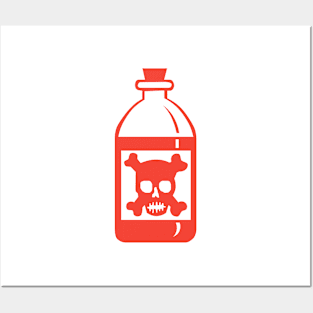 Poison Elixir - Skull and Crossbones Posters and Art